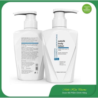 Lotion Dưỡng Ẩm Làm Mềm Mịn Da Phù Hợp Cả Da Nhạy Cảm, Chàm, Vảy Nến - Fixderma FCL Oat Silk Body Lotion 400ml
