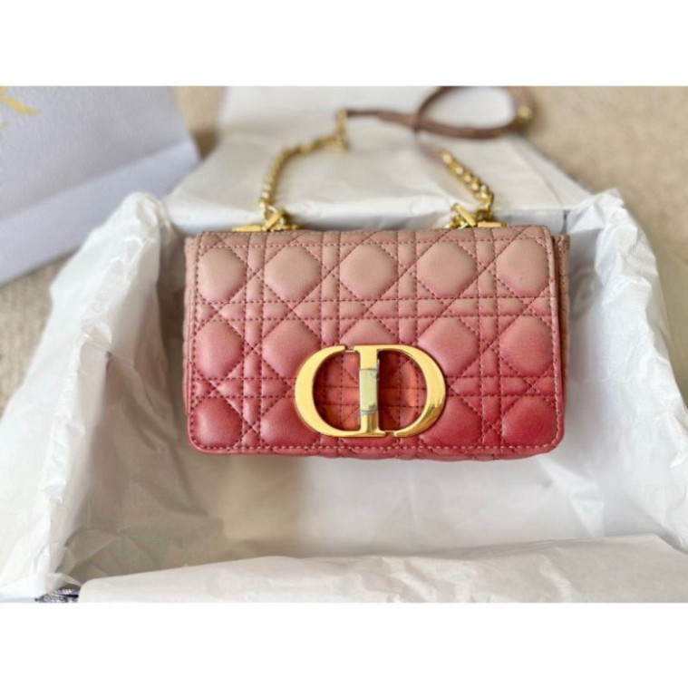 Túi xách nữ Dior caro 2 màu phaphom chuẩn căng đét