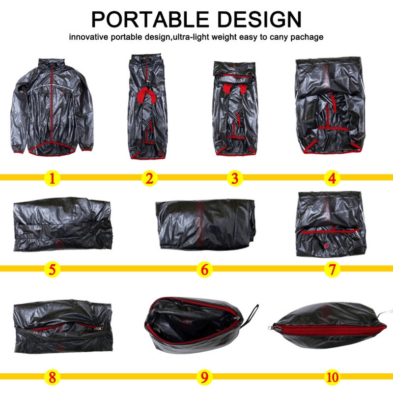 Bộ Áo Mưa X-TIGER Jersey Chống Nước Để Chạy Xe Đạp Hoặc Mô Tô