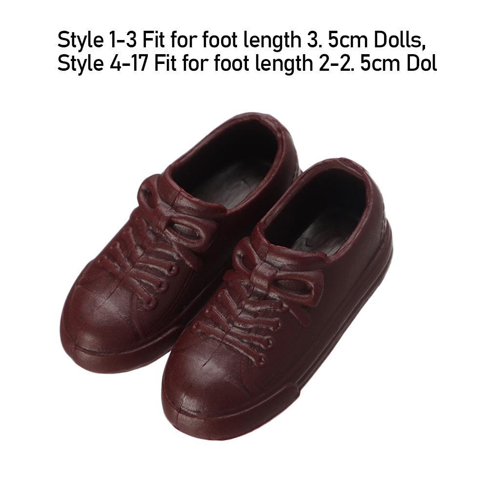 Giày Thời Trang Cho Búp Bê 16cm Dài 2~3.5cm