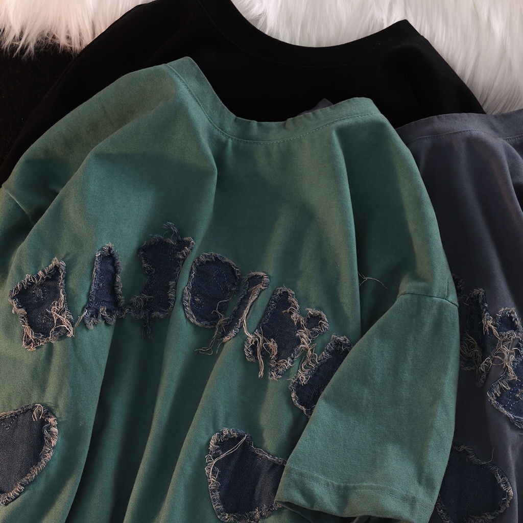 Áo Thun Tay Ngắn In Chữ Thời Trang Dành Cho Nam Và Nữ