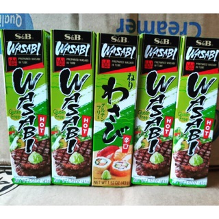 Combo 2 tuyp Mù tạt Wasabi S&B xuất xứ Nhật Bản