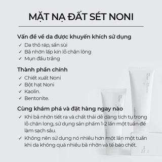 Mặt nạ đất sét cao cấp The Real Noni Refresh Clay Mask CELIMAX