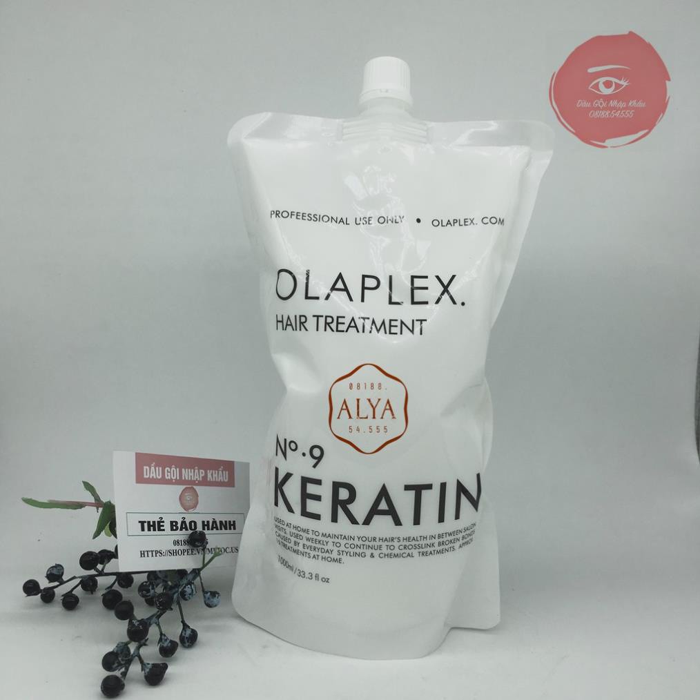 KEM Hấp Ủ Phục Hồi Tóc Olaplex Keratin túi 1000ml Tại Nhà Kích Thích Mọc Tóc, Chống Hư Tổn