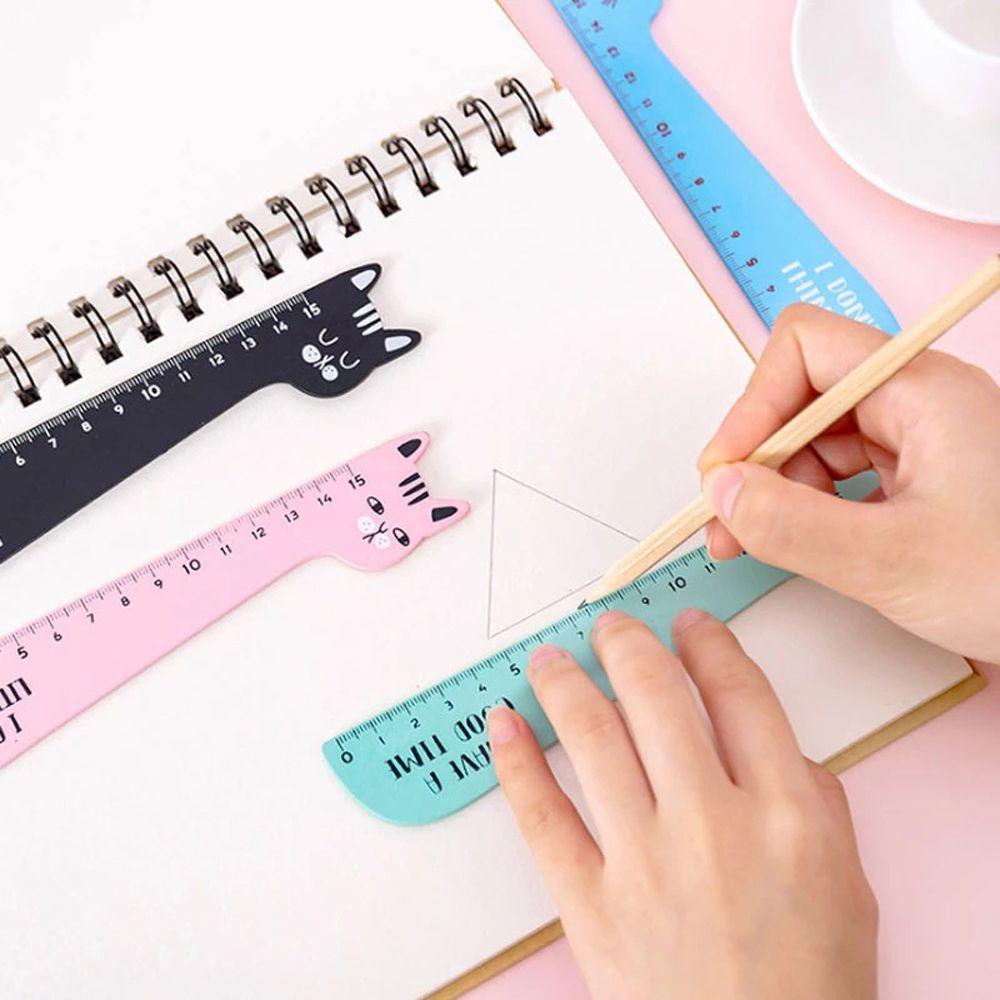 Thước Gỗ In Hoạt Hình Dễ Thương Dùng Làm Quà Tặng Cho Học Sinh / Văn Phòng