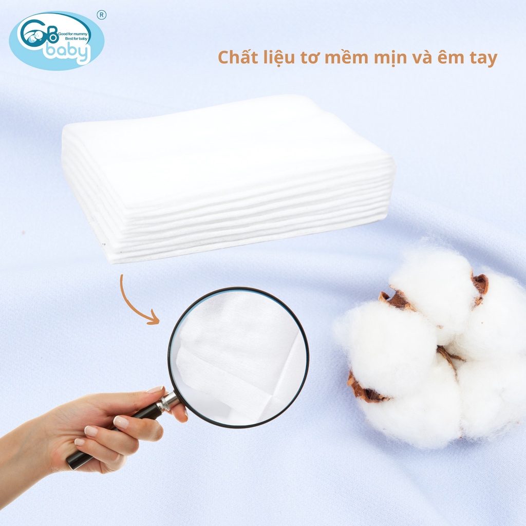 Khăn vải khô đa năng Gb baby cho mẹ bé bịch 300g 600g