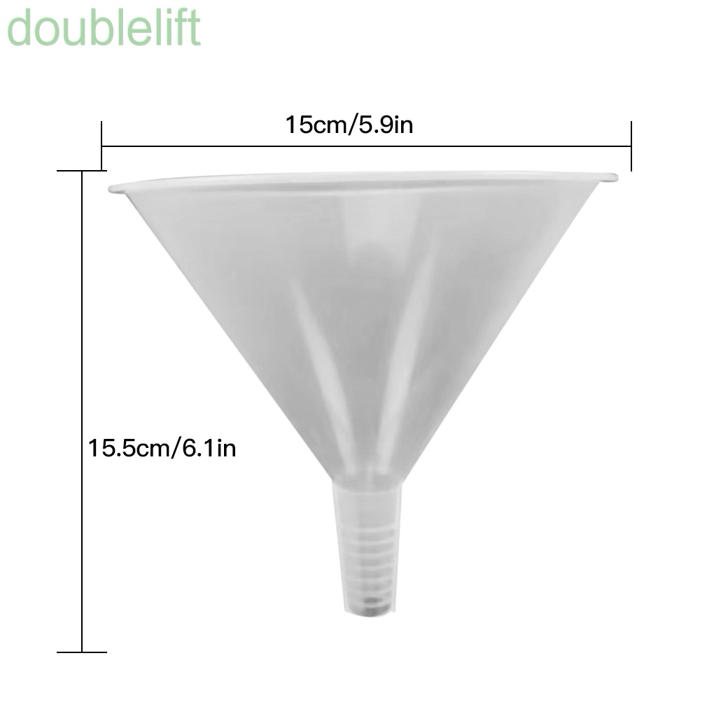 Phễu nhựa PP trong suốt tiện dụng cho nhà bếp/ phòng thí nghiệm