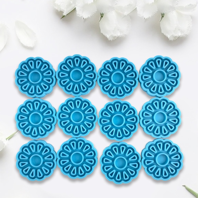 Khuôn Silicone Làm Mặt Vòng cổ Hình Hoa Cúc Độc Đáo