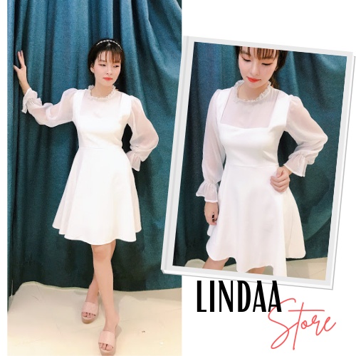 ĐẦM DỰ TIỆC TRẮNG XÒE DIỆU DÀNG NỬ TÍNH