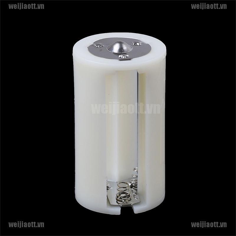 1 Hộp Đựng Chuyển Đổi Pin Từ Aa Sang D