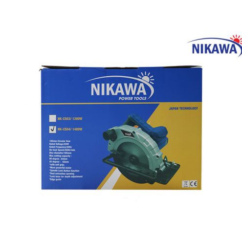 Máy cưa đĩa Nikawa NK-CS04 (1400W, 185mm, có kèm lưỡi)- Hàng chính hãng, bảo hành 6 tháng