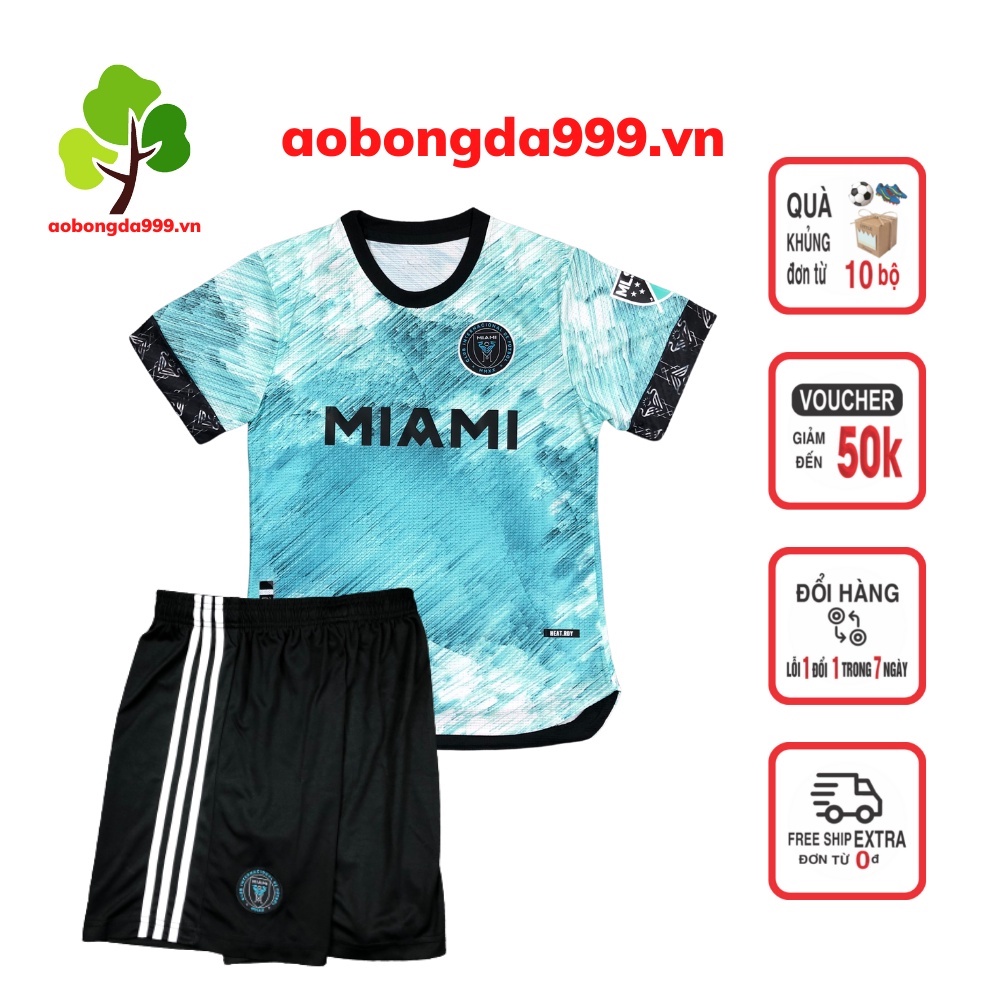 Quần áo bóng đá đá banh - sét áo quần bóng đá clb Miami cao cấp - aobongda999.vn