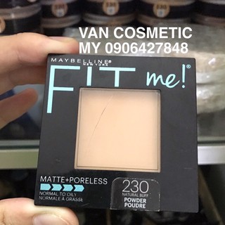 Phấn Phủ MAYBELINE Fit Me Matte + Poreless Pressed Powder