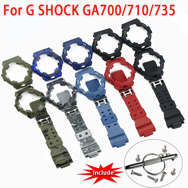 Dây Đeo Bằng Silicone Cho Đồng Hồ Thể Thao G SHOCK GA700 / 710 / 735