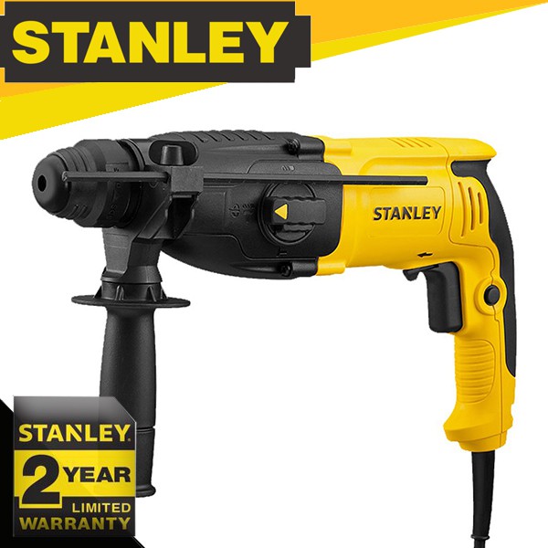 Máy khoan búa Stanley SHR263K - 800W, SDS, 2.6kg, 1150rpm, 4300bpm, 3.4J, 26mm