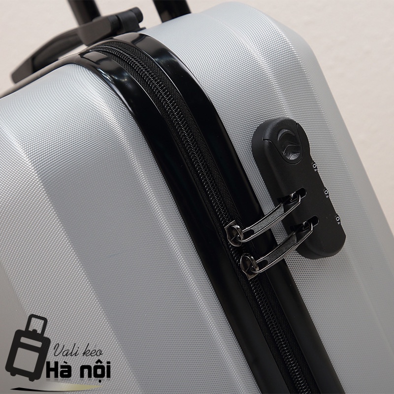 Vali kéo cá nhân kẻ chéo JP size 18inch chất liệu nhựa ABS bền bỉ