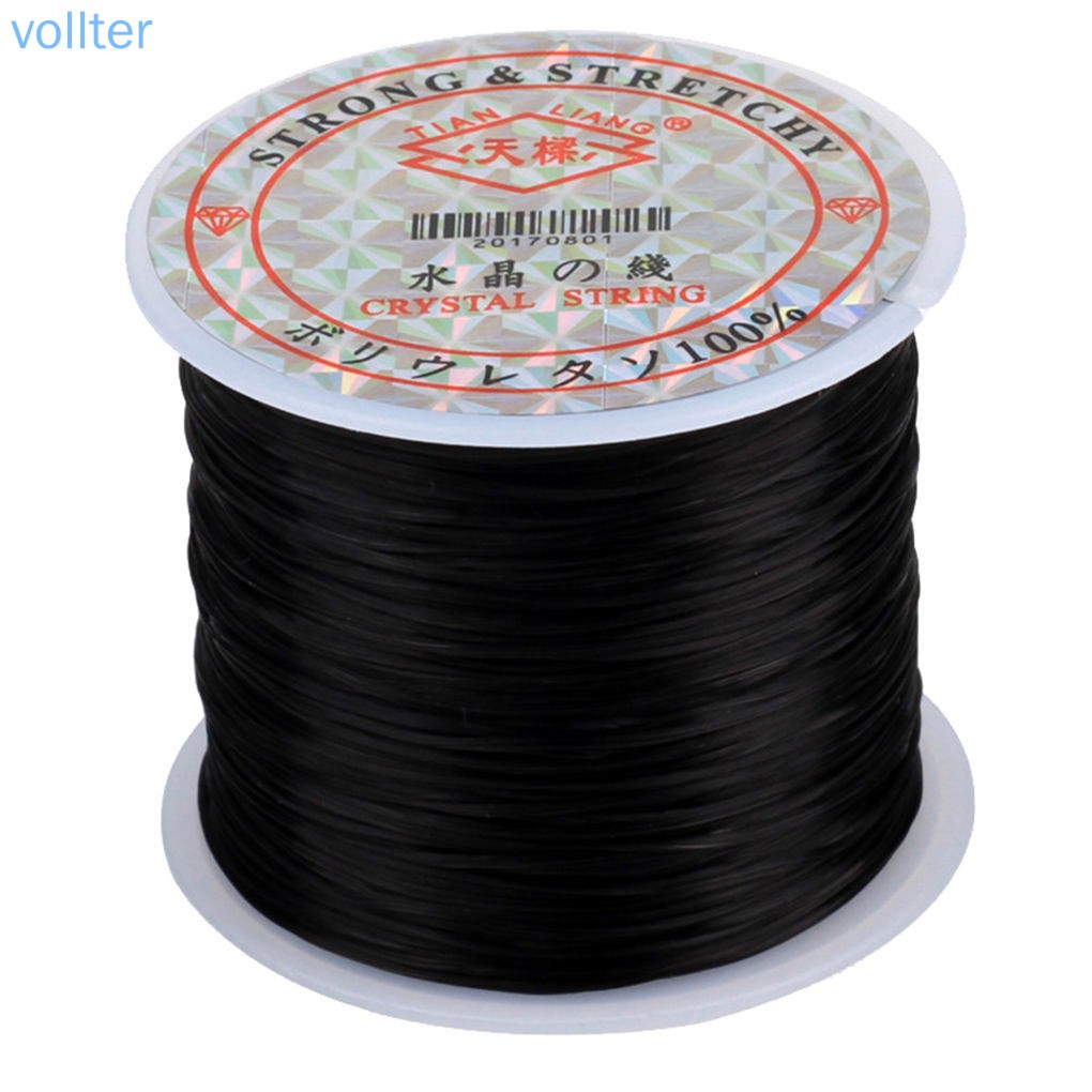 Cuộn dây xỏ hạt co giãn dài 60m chuyên dụng làm trang sức thủ công DIY
