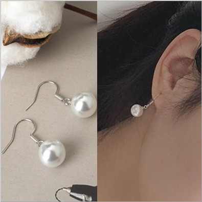 Bông Tai Đính Ngọc Trai Phong Cách Pháp Cổ Điển Thời Trang