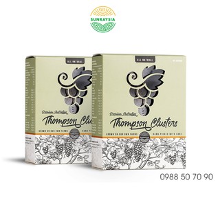 Combo 2 hộp nho khô cao cấp Úc Sunraysia Thompson nguyên cành