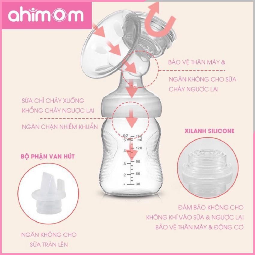 Máy hút sữa điện đôi - máy vắt sữa Ahimom hàng nhập khẩu chính hãng BH 12 tháng - Ahimom