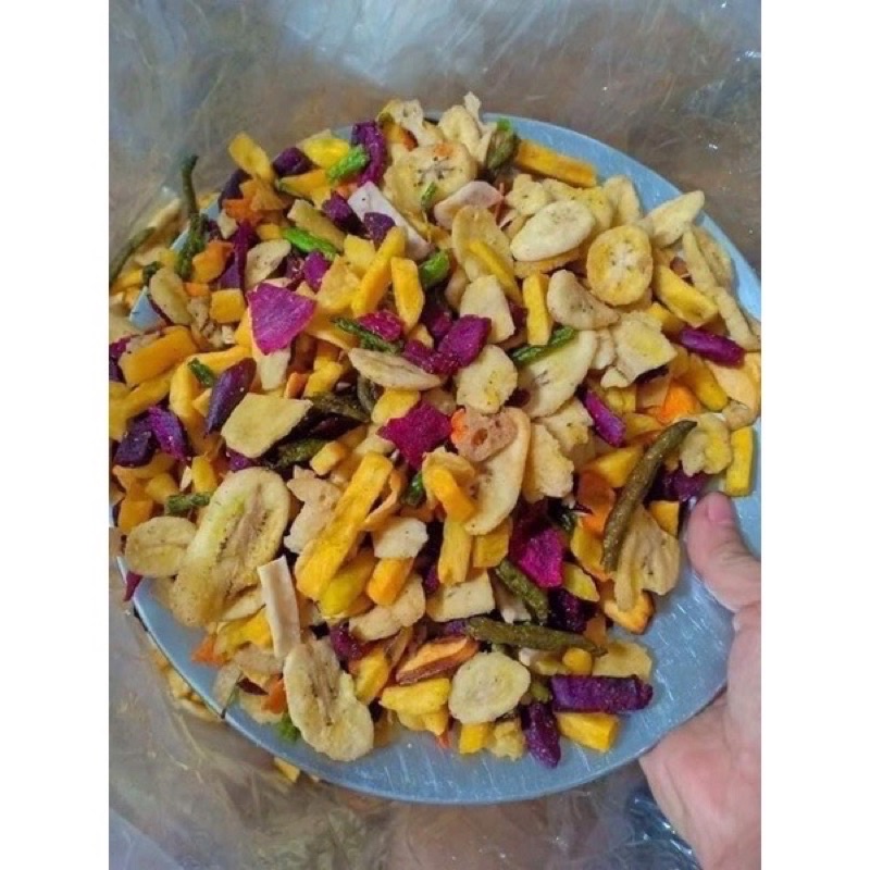 500gr Trái Cây Thập Cẩm Sấy Vỡ Đủ Vị