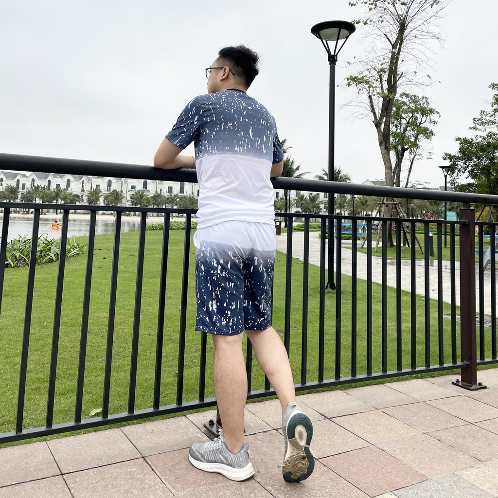 Bộ thể thao nam⚡𝑯𝑶𝑻 𝑵𝑯𝑨̂́𝑻 2021⚡trẻ trung năng động thoáng mát màu vảy sơn hàng Quảng Châu cao cấp PROMAXFIT