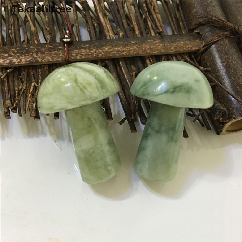 Đá Ngọc Bích Mát Xa Mặt / Lưng / Chân Hình Nấm