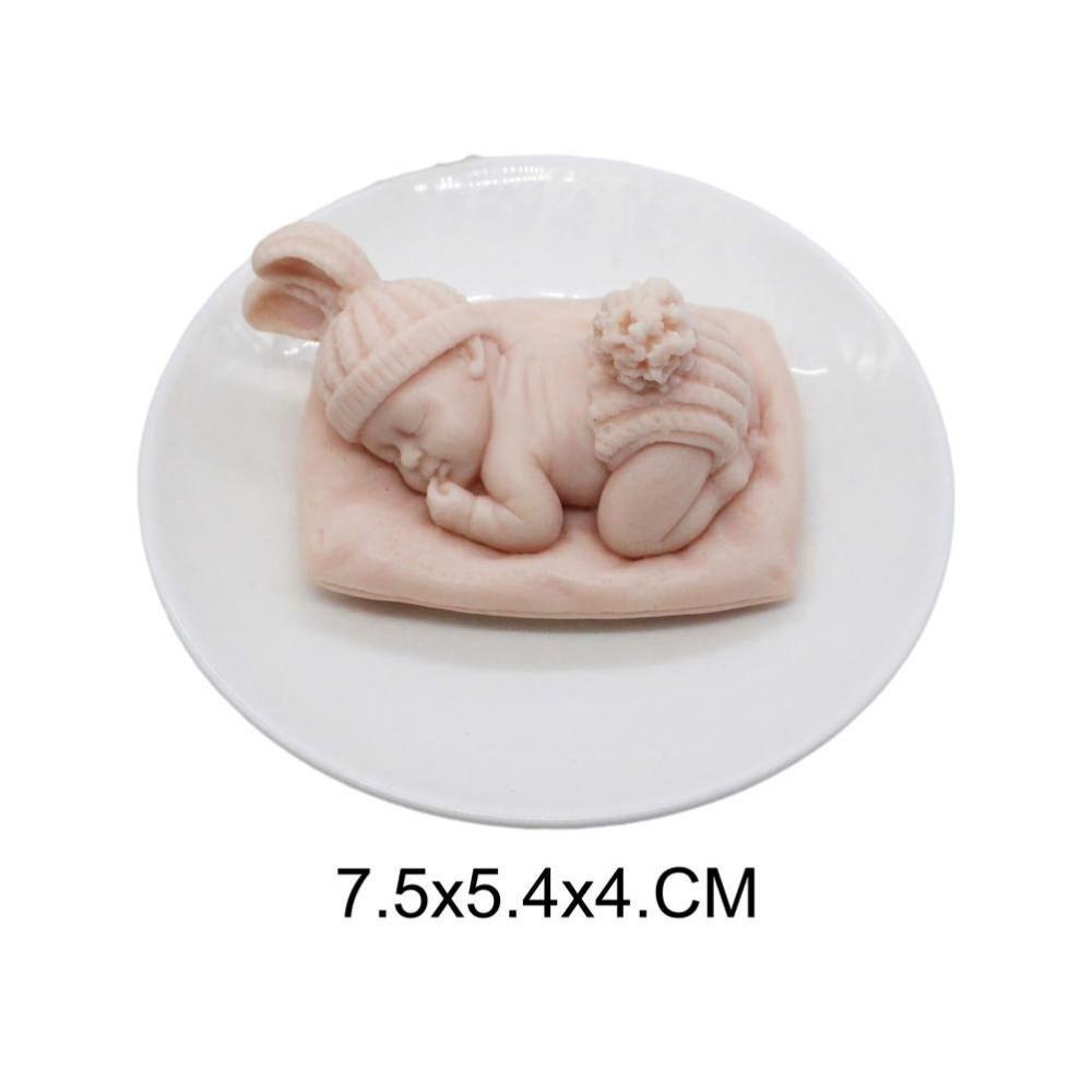 Khuôn Silicone Làm Bánh Kẹo / Sô Cô La Hình Em Bé 3D Dễ Thương