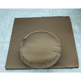 Combo bộ đoàn ruột vỏ đậu xanh 25x10cm, toạ cụ ruột mút 50x53x3cm không hoa