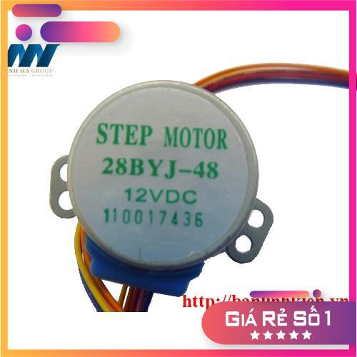 Động Cơ Bước 12V STEP MOTOR 28BYJ-48 12VDC