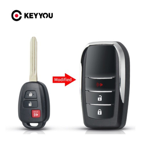 Chìa khoá gập cực đẹp cho xe Vios, Astis 2012-2018