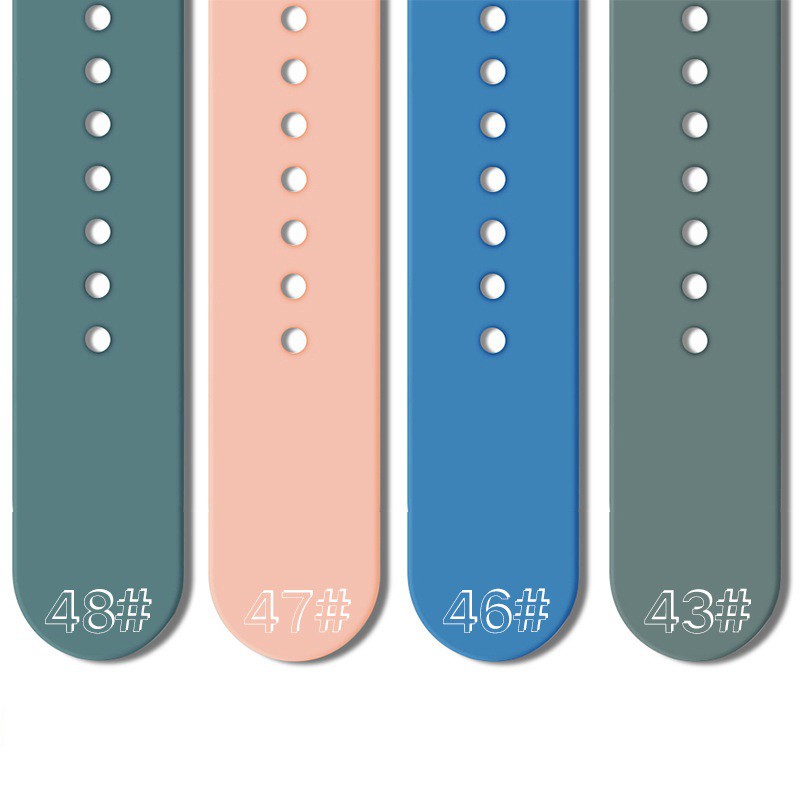 Dây đeo cao su Apple watch Seri 1, 2, 3, 4 , 5 - Kaze Store