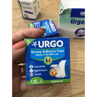 Băng keo lụa Urgo/ An Phú bảng 1.25 x 5 , 2.5 x 5( lốc 12 cuộn)