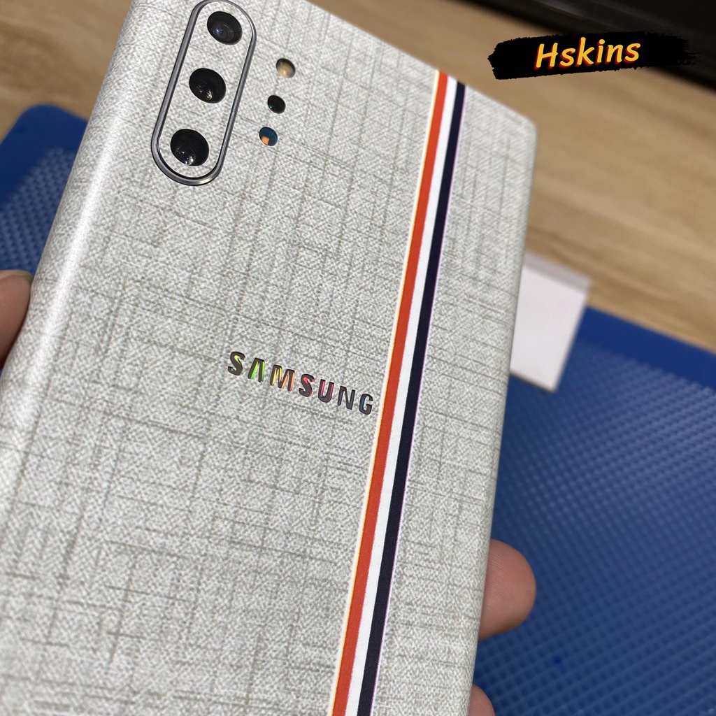 Miếng dán Skin Thom Browne Samsung Note 20 Ultra / Note 20 / Note 10 Plus / Note 10 / Note 9 / S22 Ultra / S22 Plus /S2S