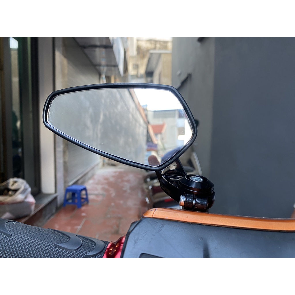 Gương Gù Chân Gương Xe Máy Kính Trắng Gắn Nhỏ Gọn Đủ Ốc Gắn Các Dòng Xe