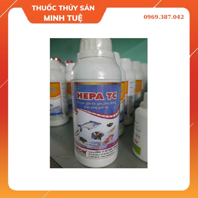 Hepa TC Bổ Gan Cho Tôm, Cá, Lươn, Ếch  - Thuốc Thủy Sản Minh Tuệ