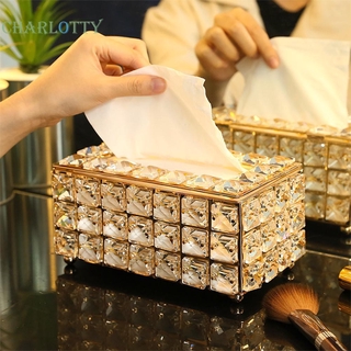 Hộp Đựng Khăn Giấy Hình Vuông Bằng Pha Lê Phong Cách Châu Âu Hiện Đại
