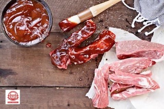 Chai ướp thịt làm BBQ