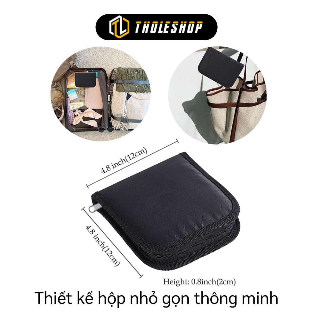 Hộp Kim Chỉ Đa Năng - Bộ Kim Chỉ Gấp Gọn, Bộ Dụng Cụ May Vá Tiện Lợi, Nhỏ Gọn 7595