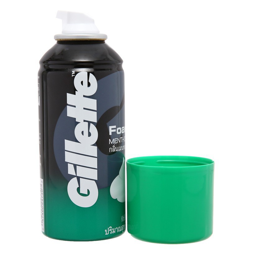 Kem Bọt cạo râu Thái Lan Gillette 175g hương Chanh, hương Bạc hà