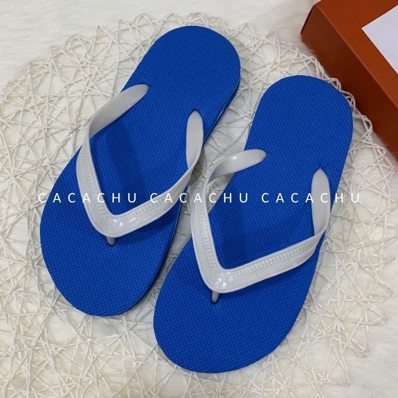 Dép tông nam nữ Thái Lan xỏ ngón giá rẻ CACACHU D020-1, Tông lào unisex đủ size 36-43 hai màu đen xanh