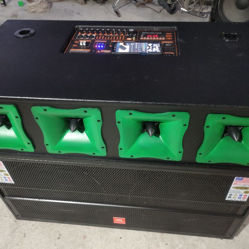 Siêu Phẩm Loa Kéo 4 Trép 350 Bass Đôi 40 Sườn Nhôm + Mạch Reverb 300W Công Suất Lớn