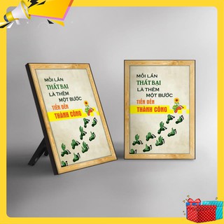 Tranh tạo động lực "Thất bại để tiến đến thành công WB173