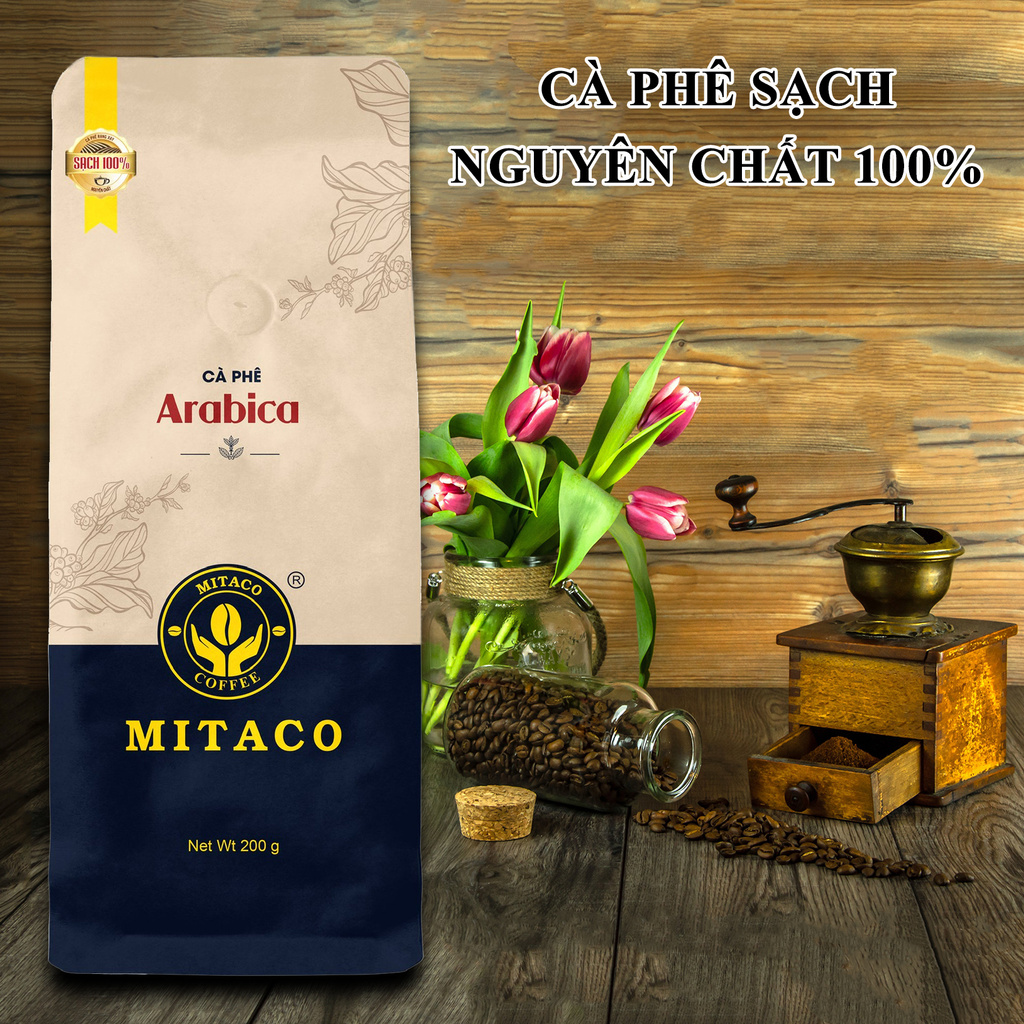 Cà Phê Arabica Nguyên Chất MITACO COFFEE (Gói 200g) | BigBuy360 - bigbuy360.vn