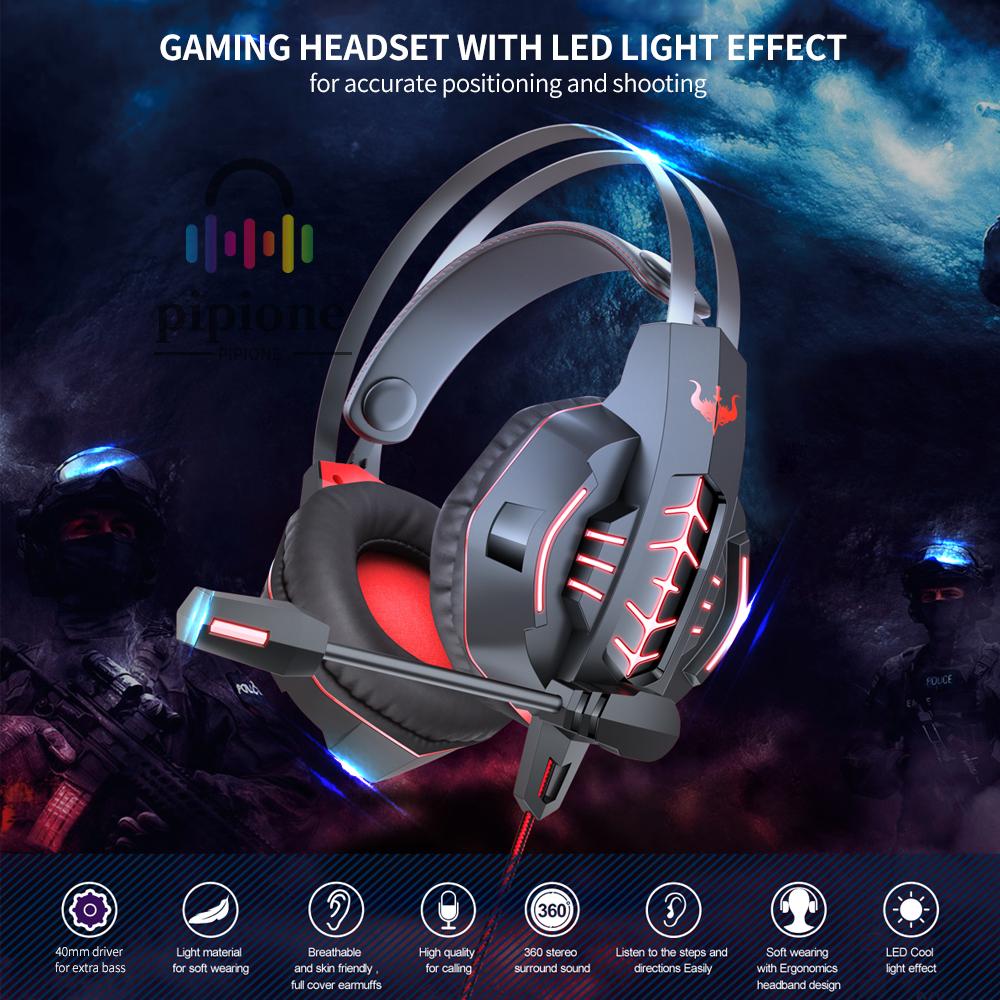 Tai Nghe Trùm Đầu Có Mic Xovleng Ov-P20 3.5mm Cho Ps4 / Điện Thoại / Pc | BigBuy360 - bigbuy360.vn