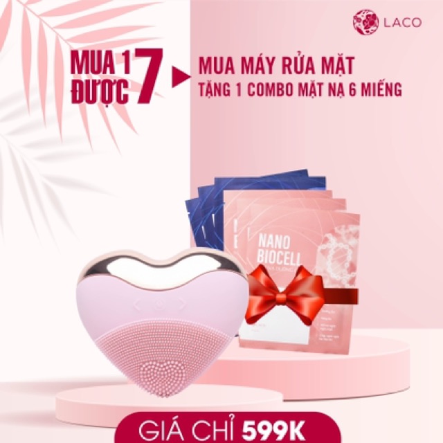 Máy rửa mặt Nâng cơ Laco Luxury ( Khuyến mãi combo ngày têt)