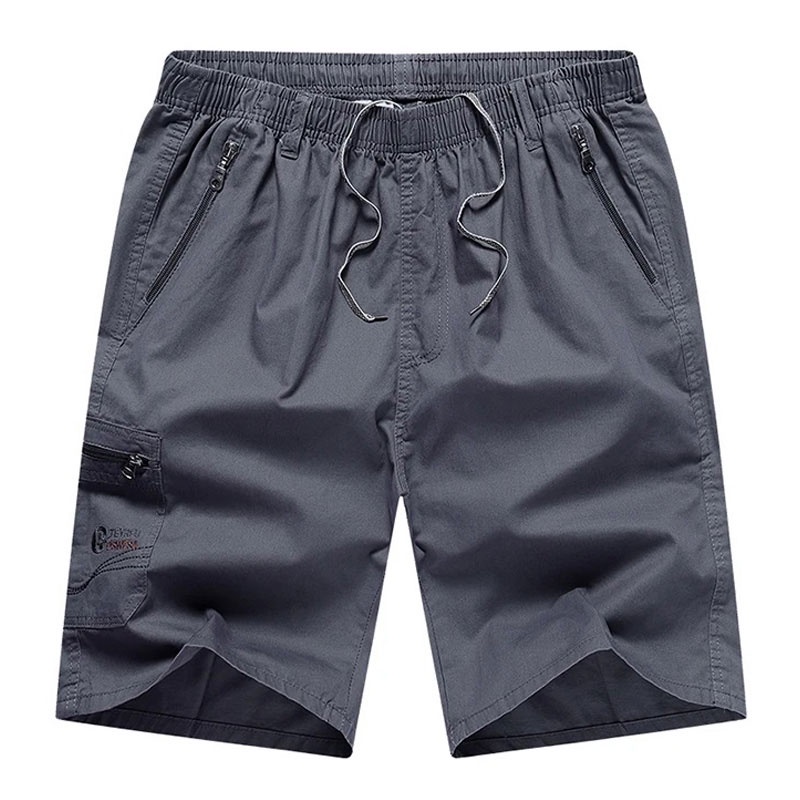 Quần short thể thao dây rút phối túi phong cách thời trang cho nam