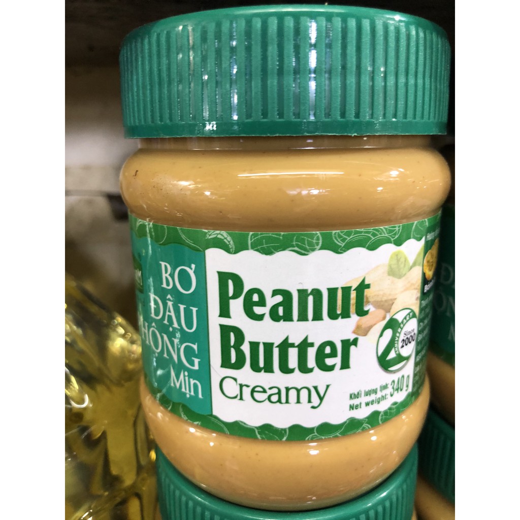 Bơ đậu phộng mịn 340g - Peanut Butter Golden Farm