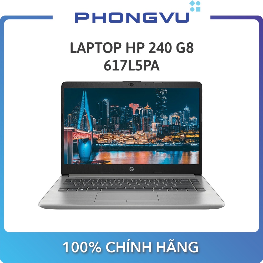 Laptop HP 240 G8 617L5PA ( 14&quot; FHD/i5-1135G7/8GB/512GB SSD/Win 11 Home SL) - Bảo hành 12 tháng