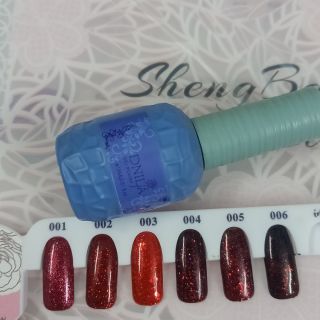 Sơn gel set kim tuyến đỏ sale